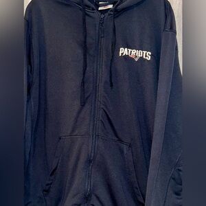 NFL Patriots Team Apparel XL. New England Patriots zip up hoodie. Navy Blue.